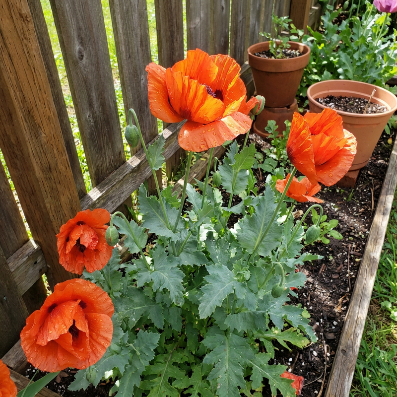 Semillas de Papaver somniferum Summer Blaze
