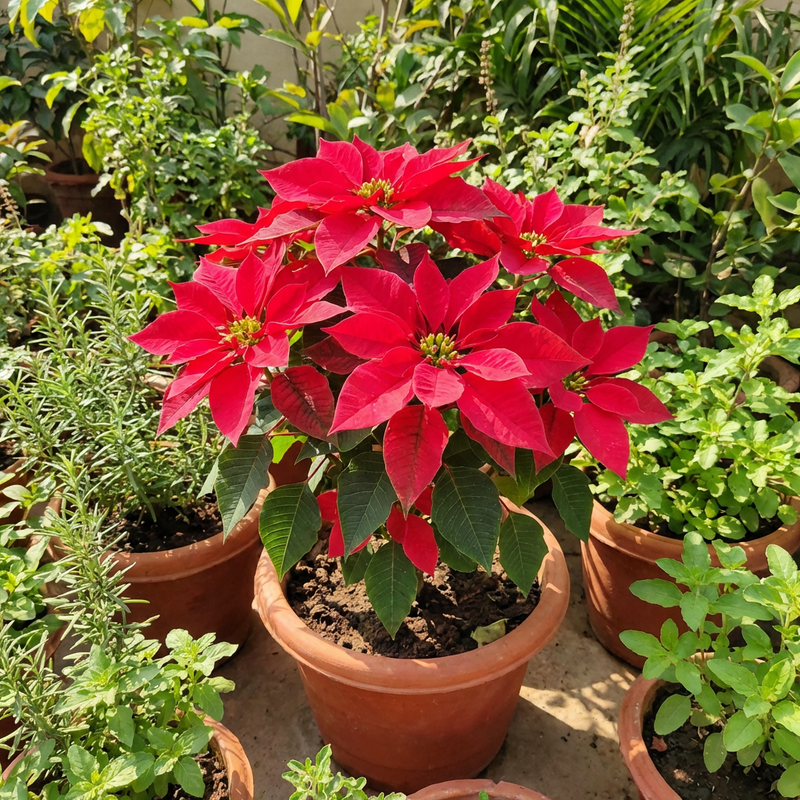 Semillas de poinsettia, Euphorbia pulcherrima