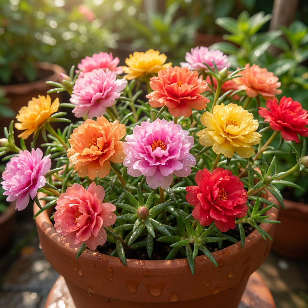 Portulaca Blumensamen Double Mischung