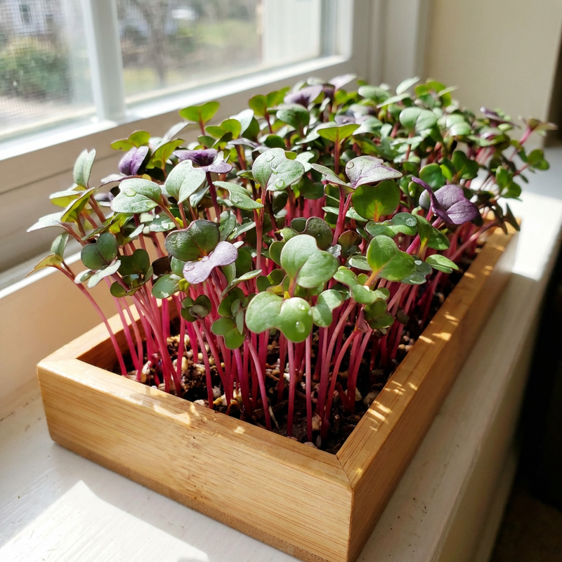 Rettich Microgreens Samen Rot