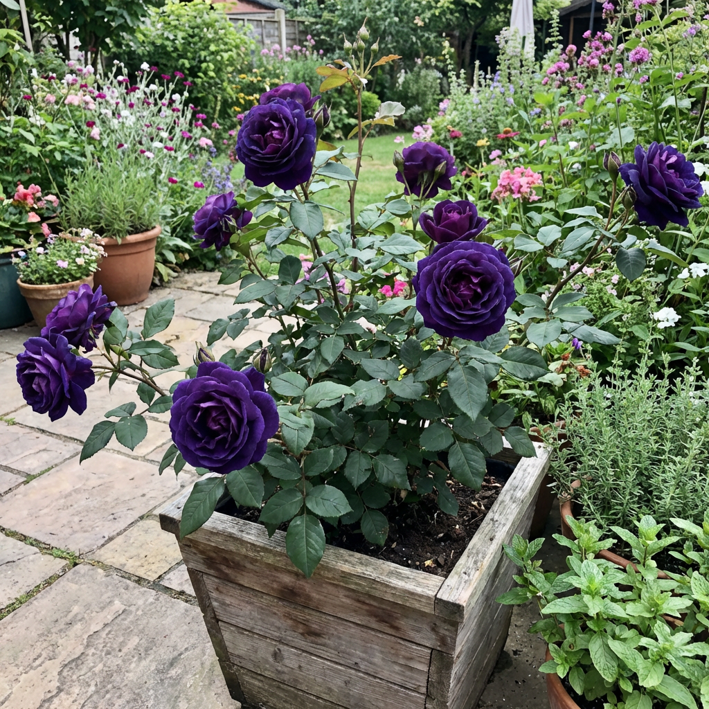 Rosen Samen Blau Blue Midnight