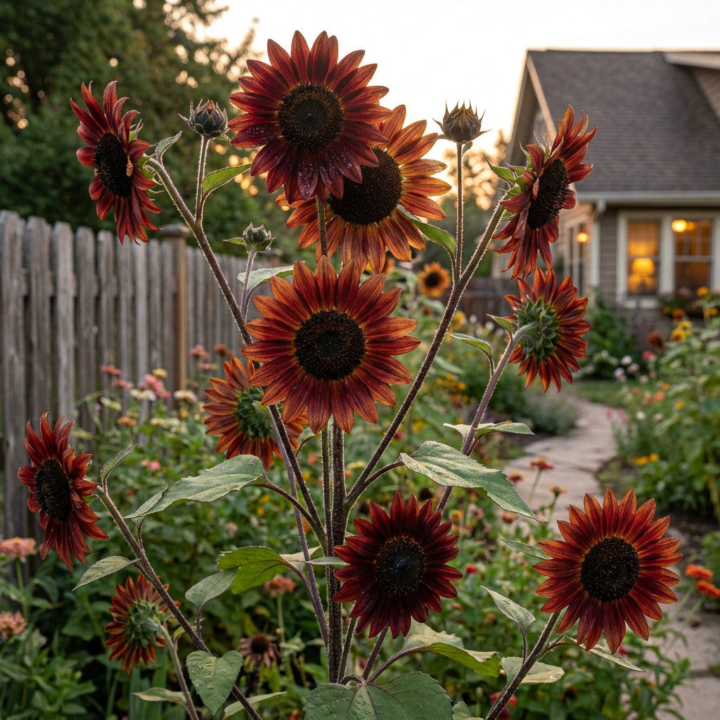 Sonnenblumen Samen Evening Sun Red