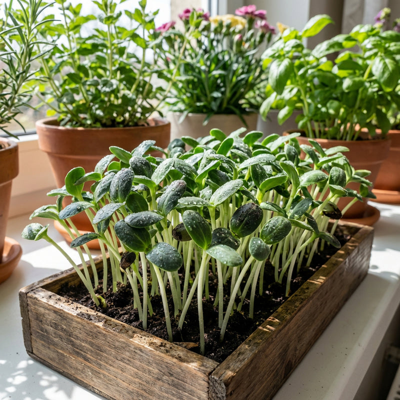 Graines de micro-pousses de tournesol pour la culture
