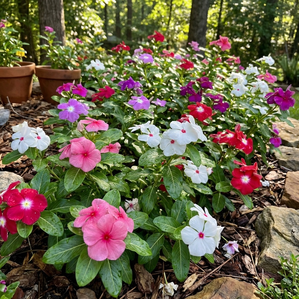 Vinca Periwinkle Blumensamen Mischung