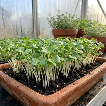 Weisse Ruebe Microgreens Samen