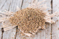 White umbel Blumen on Anise Pflanzen from gentechnikfrei Samen