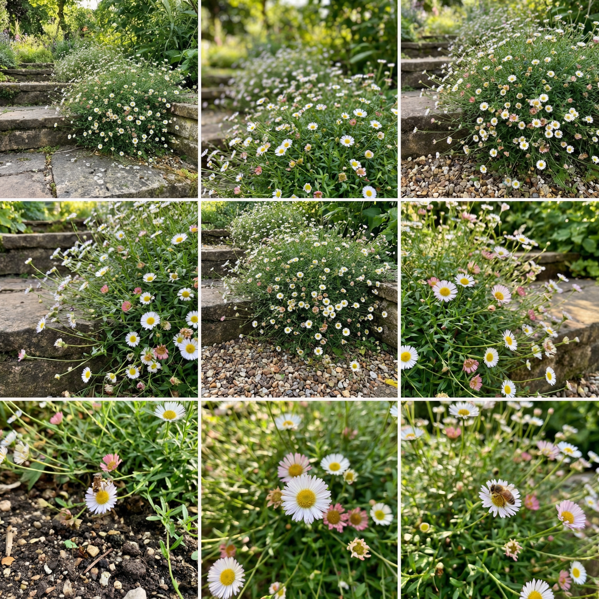 erigeron karvinskianus daisy flower samen für home garden borders and natural landscaping