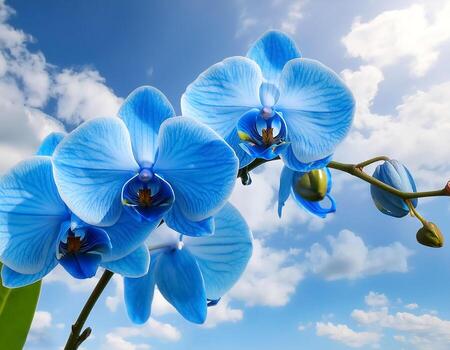 Himmelblau Schmetterling Orchidee Blumensamen zur Aussaat – hochwertige Qualitäts- – Traditionssorte & ohne Gentechnik Samen Hausgarten