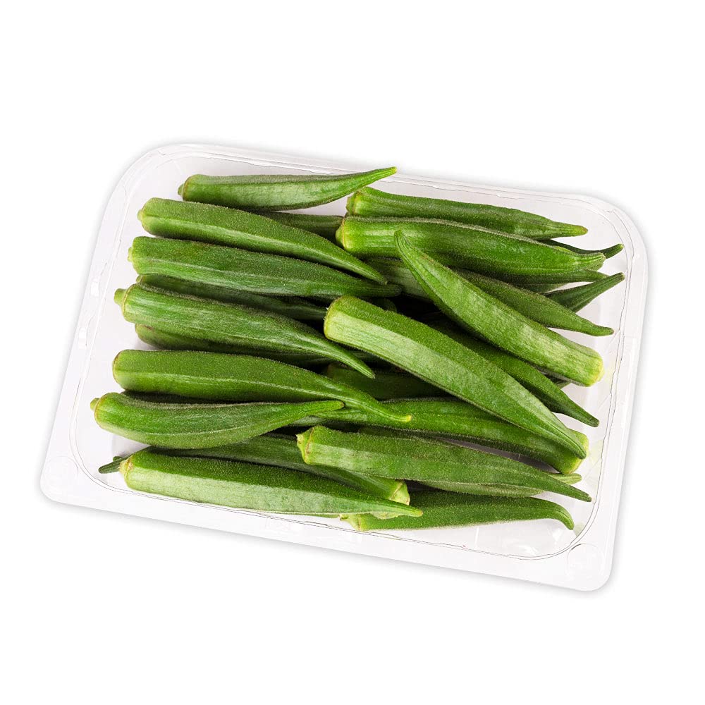 Okra pflanzen in containers