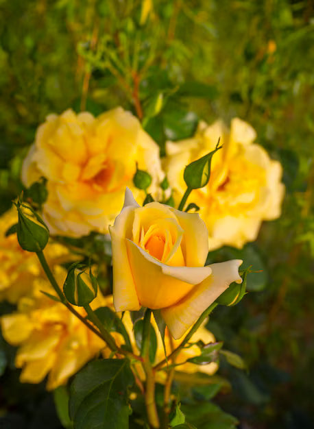 Traditionssorte Lemon Gelb Osiria Rose Blumensamen zur Aussaat Bestäuber freundlich Traditionssorte & ohne Gentechnik Samen Hausgarten