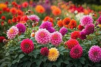 Gemischt mehrfarbige Dahlie Blumensamen zur Aussaat – pflegeleicht – Traditionssorte & ohne Gentechnik Samen Hausgarten
