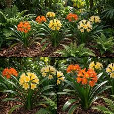 Gemischt Clivia Blumensamen zur Aussaat – leuchtend mehrjährige Blüten