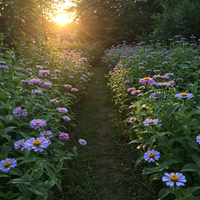 Himmelblaue Zinnien Samen – Zierblumen für den Garten und Balkon