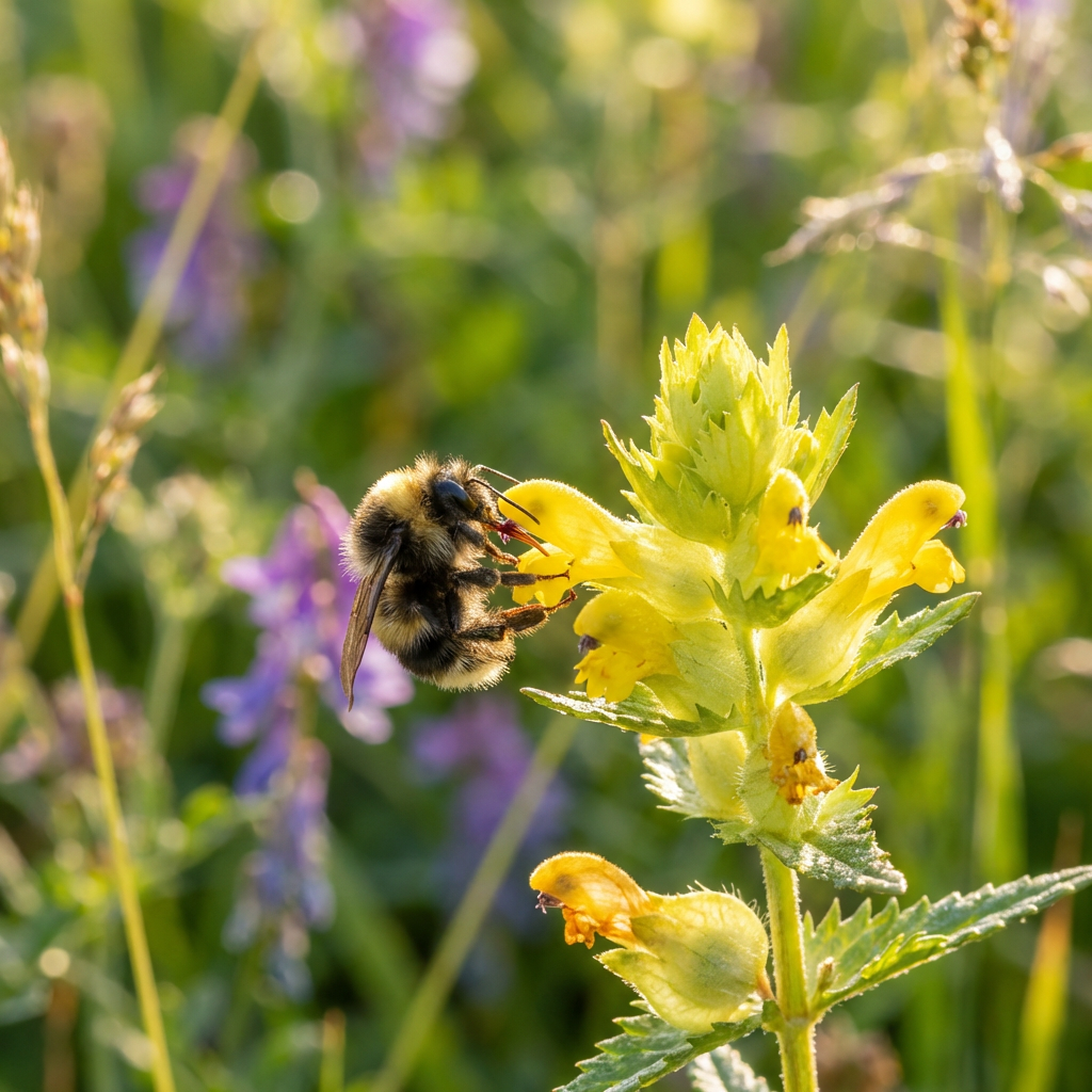 Gelbe Klappertopf Blumensamen – Wildblumen für Wiesen und naturnahe Gärten