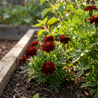 Dunkelrote Studentenblumen Samen – Zierpflanze für Garten und Balkon