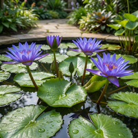 Blau Lotus Samen (Nymphaea caerulea) – Traditionssorte – ohne Gentechnik Water Garten Samen
