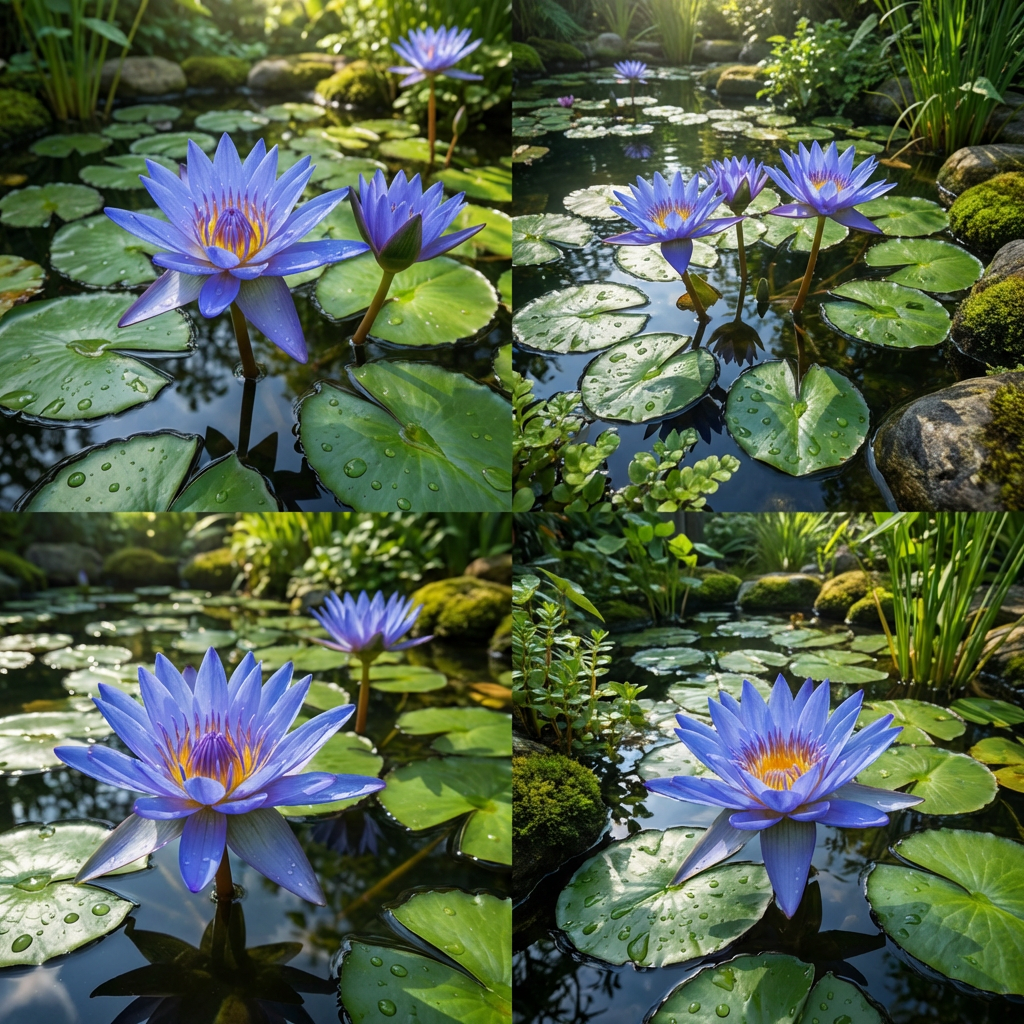 Nymphaea caerulea Blau Lotus Samen Water Garten und Pond Cultivation