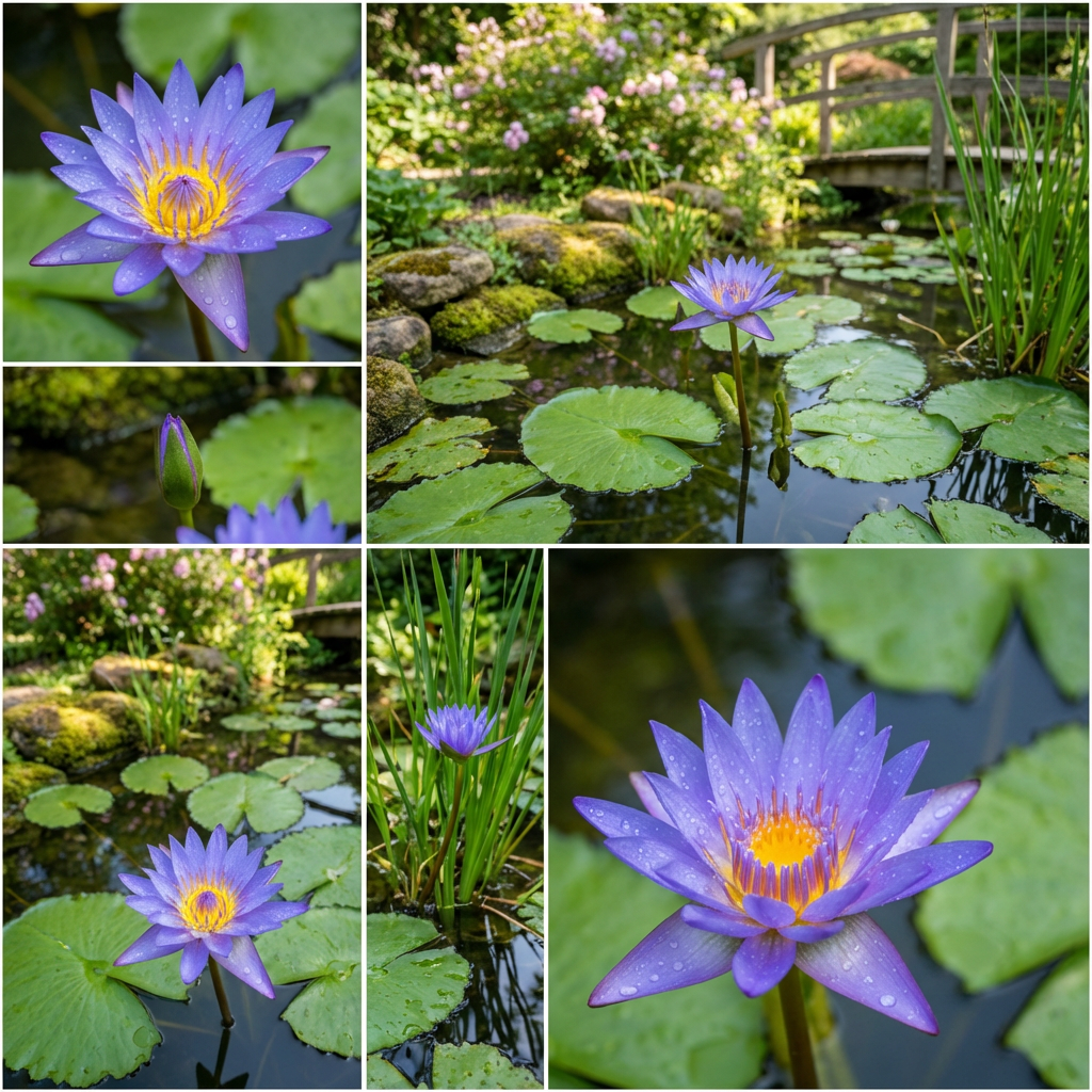 Blau Lotus Samen (Nymphaea caerulea) – Traditionssorte – ohne Gentechnik Water Garten Samen