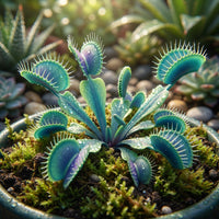 Dionaea muscipula Blau Grün Venus Fly Trap Traditionssorte Carnivorous Pflanze Sorte