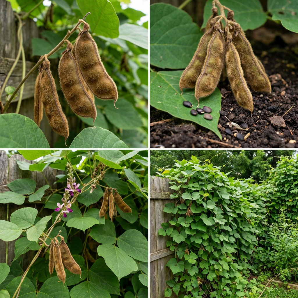 Pueraria lobata Kudzu Vine Samen for Traditional Garden Growth and Landscape Cover