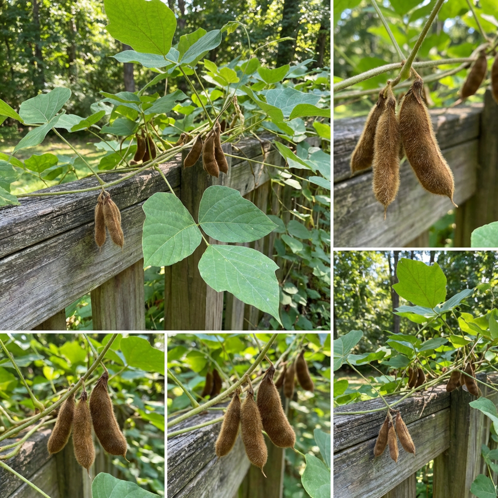 Kudzu Vine Samen for Traditional Garden Growing and Natural Ground Cover Use