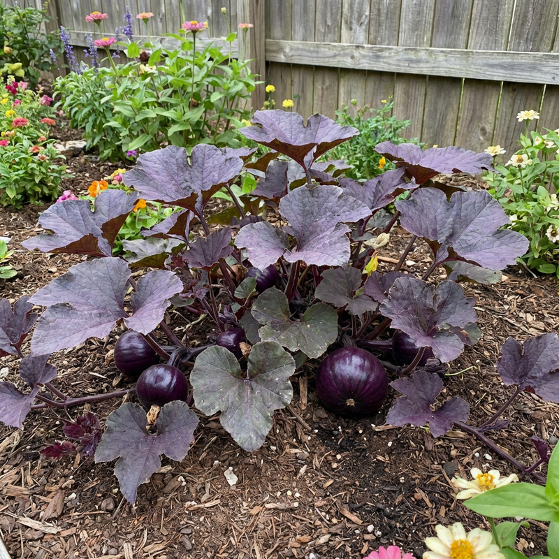 Cucurbita pepo Lila Pumpkin Samen for Home Garden Growing and Seasonal Harvest
