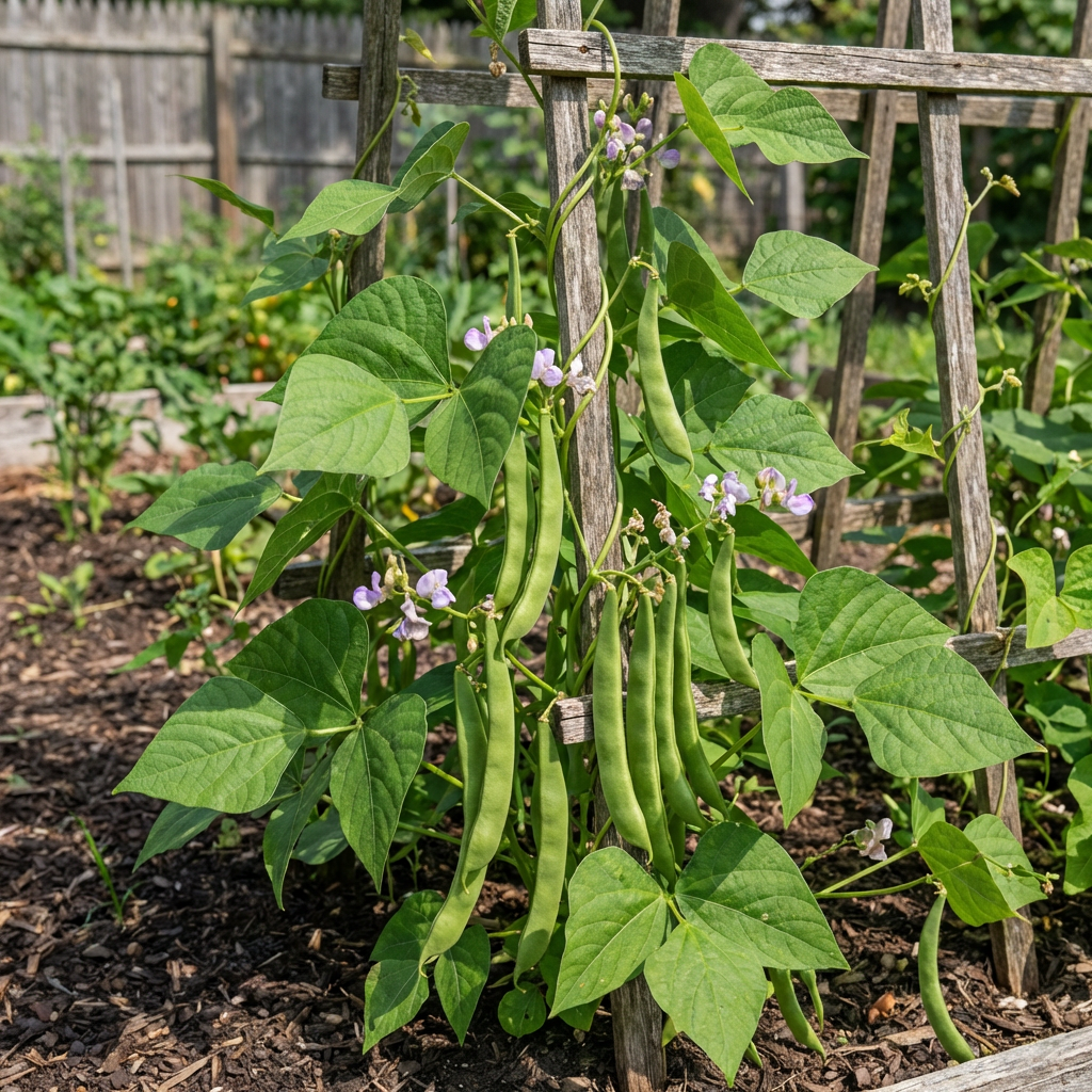 Missouri Wonder Pole Bean Samen for Home Garden Climbing Green Bean Variety
