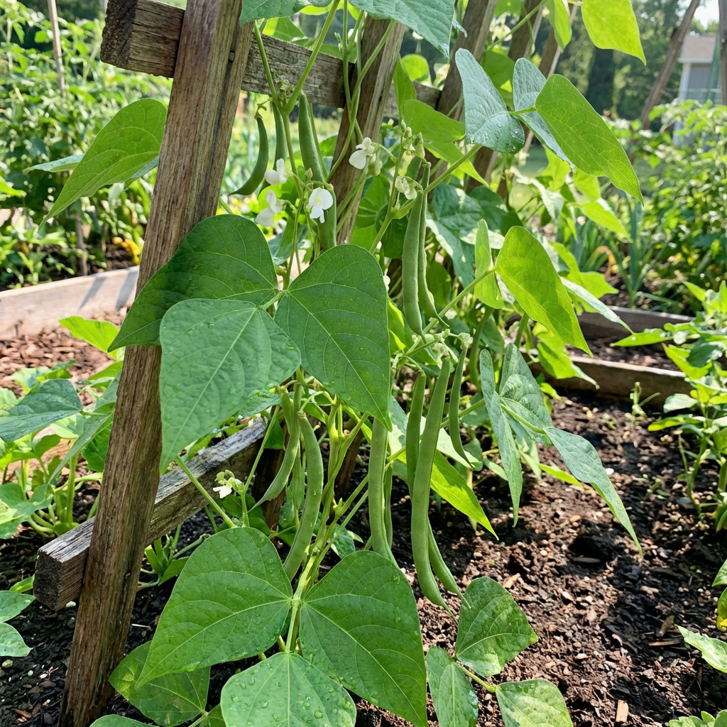 Missouri Wonder Pole Bean Samen for Home Garden Climbing Green Bean Variety