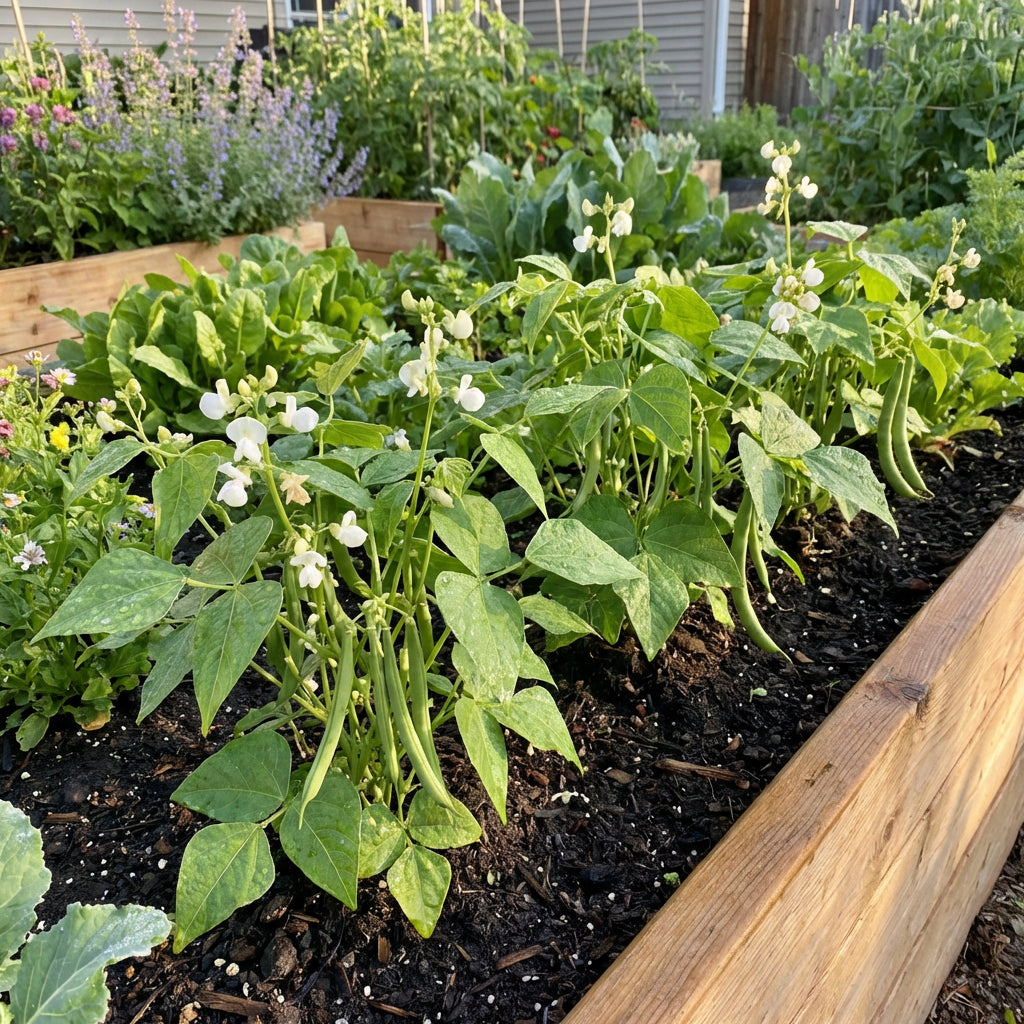 Weiß Tepary Bean Samen zum Pflanzen – Traditionell, Non-GMO, High Germination Organic Garden Samen for Drought-Tolerant Beans