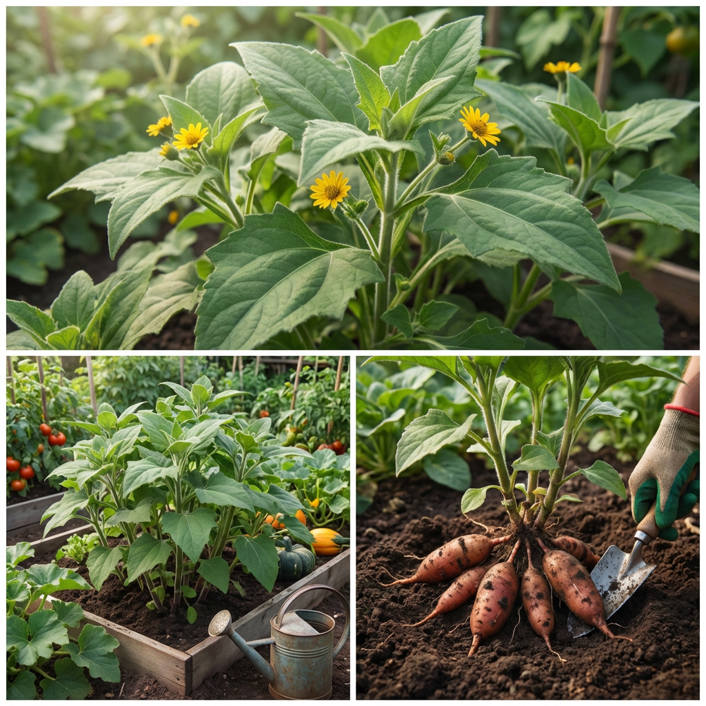 Yacon Gemüse Samen zum Pflanzen – Traditionell Non-GMO Organic Garden Samen, High Germination