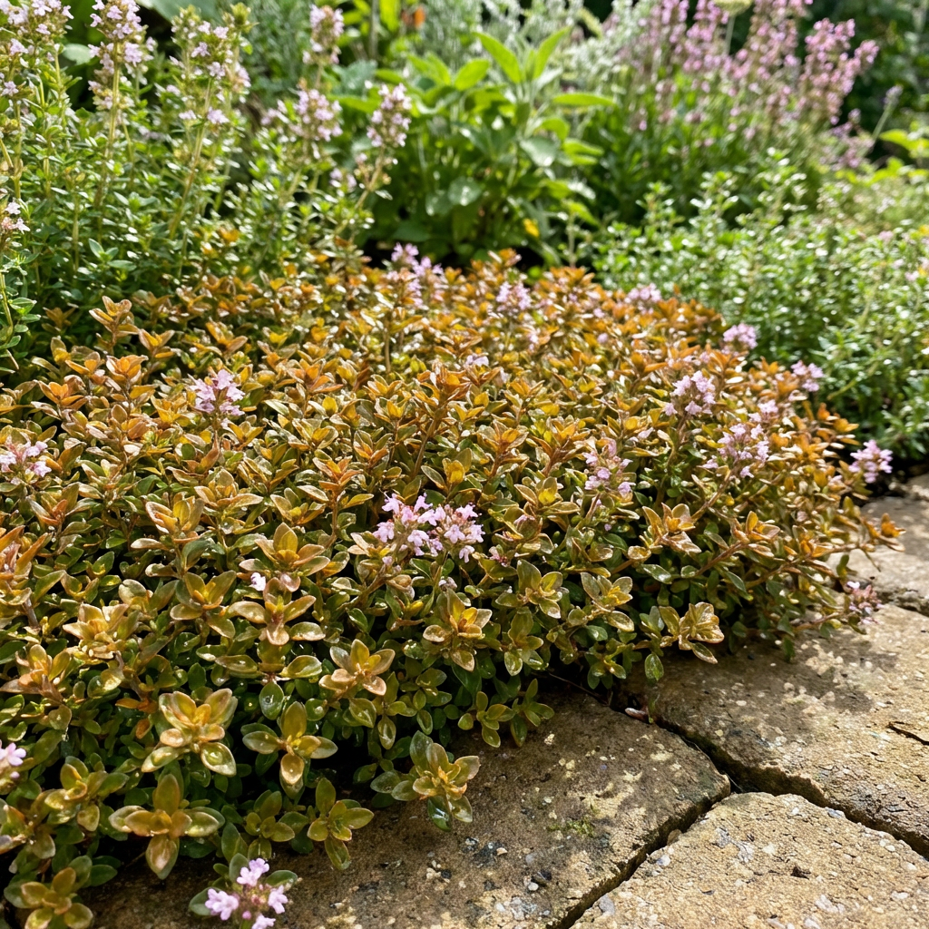 Orange Creeping Thyme Samen – Traditionssorte – ohne Gentechnik – Keimung biologisch Garten Samen trockenheitsverträglich Bodendecker & Landscaping