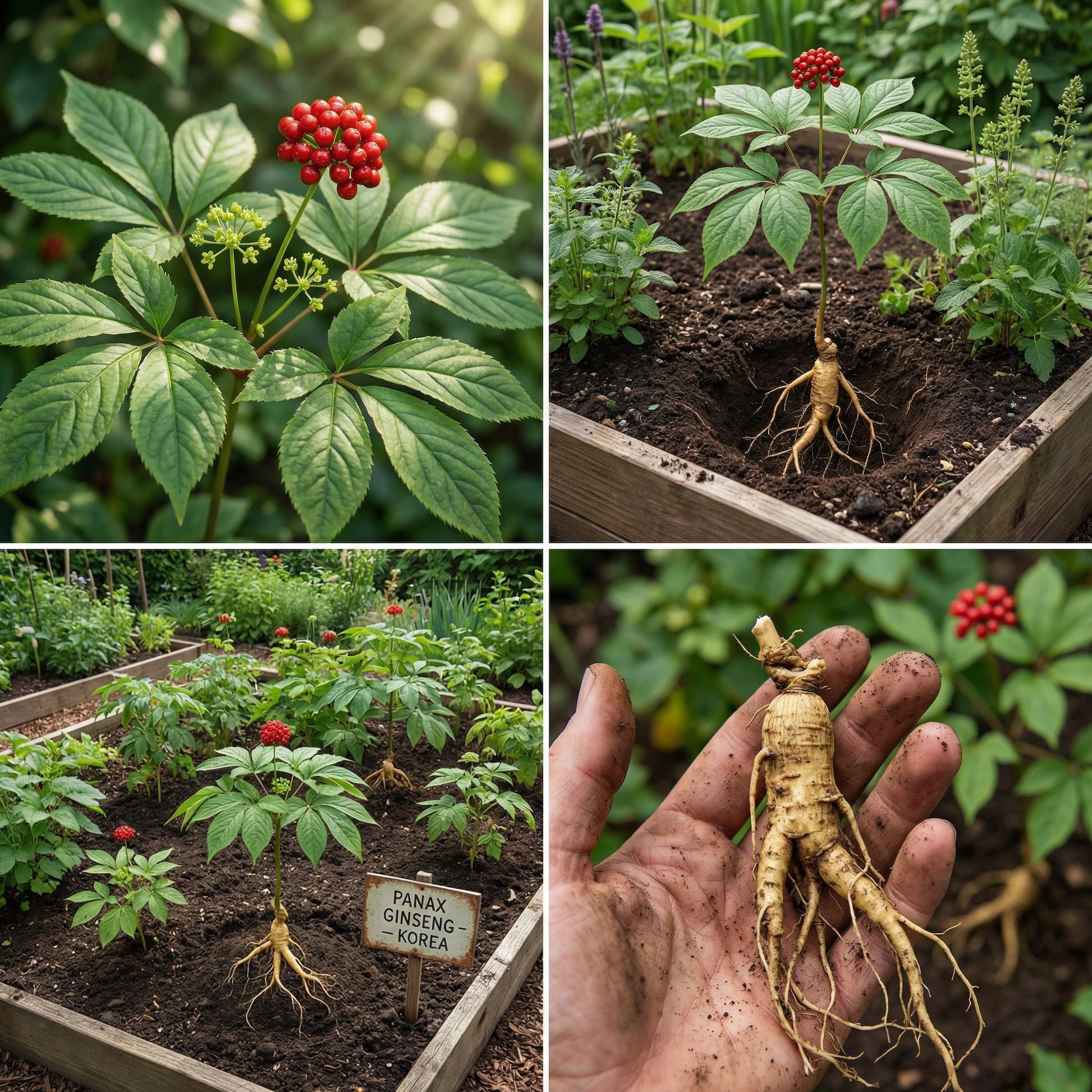 korean ginseng panax ginseng samen für traditional garden growing and botanical collection
