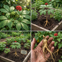 korean ginseng panax ginseng samen für traditional garden growing and botanical collection