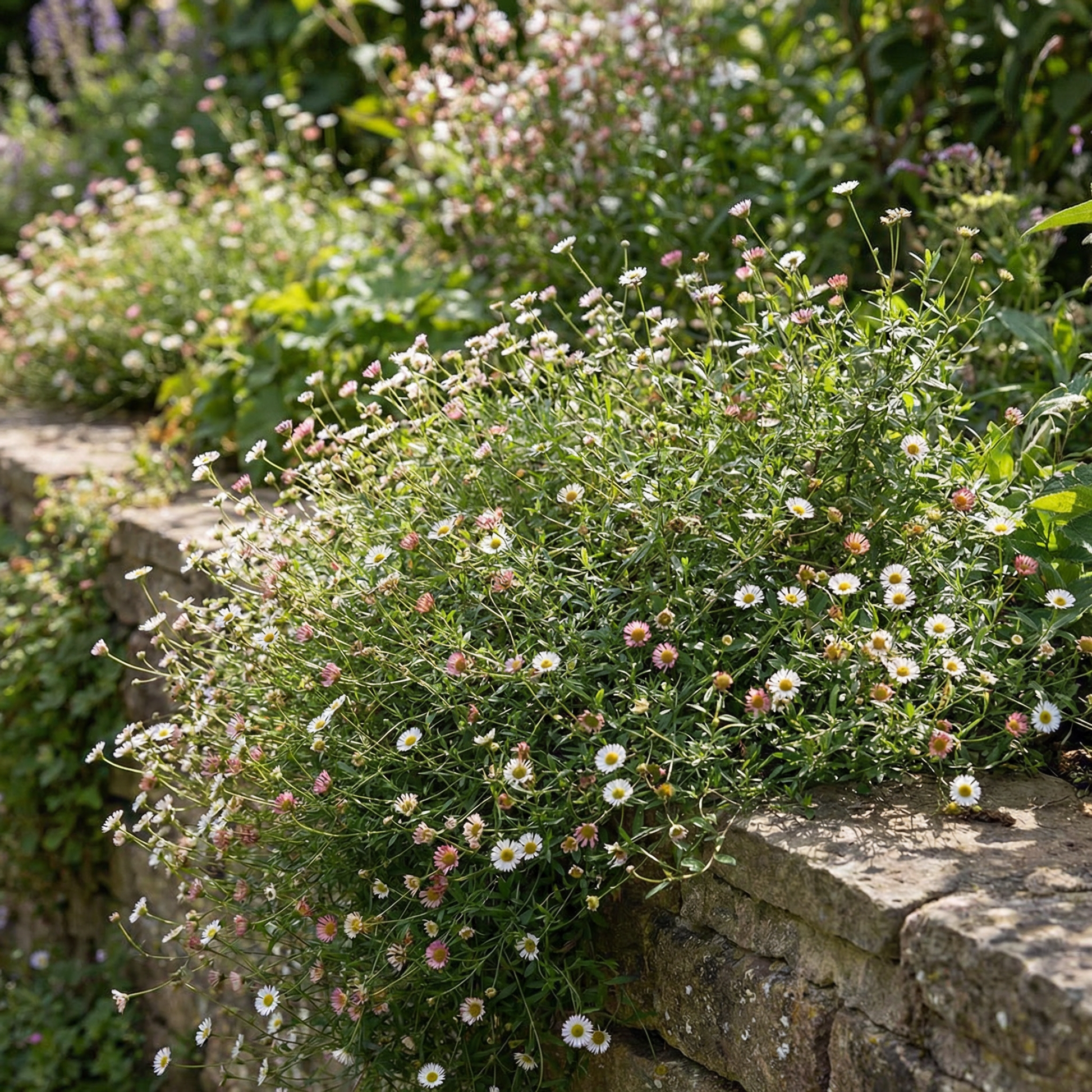 erigeron karvinskianus mexican daisy flower samen für garden borders and ground cover