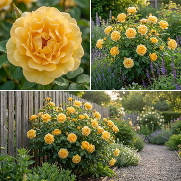 Gold Rose Blumensamen zur Aussaat – kompakt Wuchs – Traditionssorte & ohne Gentechnik Samen Hausgarten