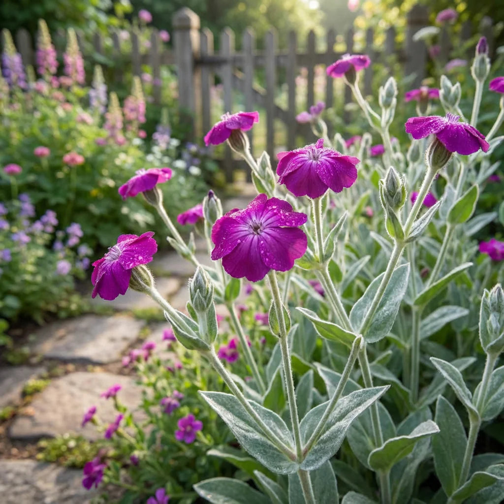 Violett Lychnis Blumensamen zur Aussaat – robust Sorte – Traditionssorte & ohne Gentechnik Samen Hausgarten