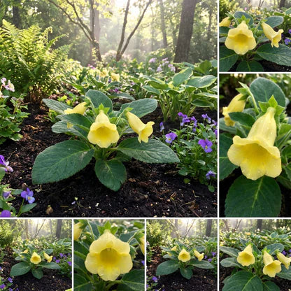 Gelb Gloxinie Blumensamen zur Aussaat leuchtend Traditionssorte & ohne Gentechnik Samen Hausgarten