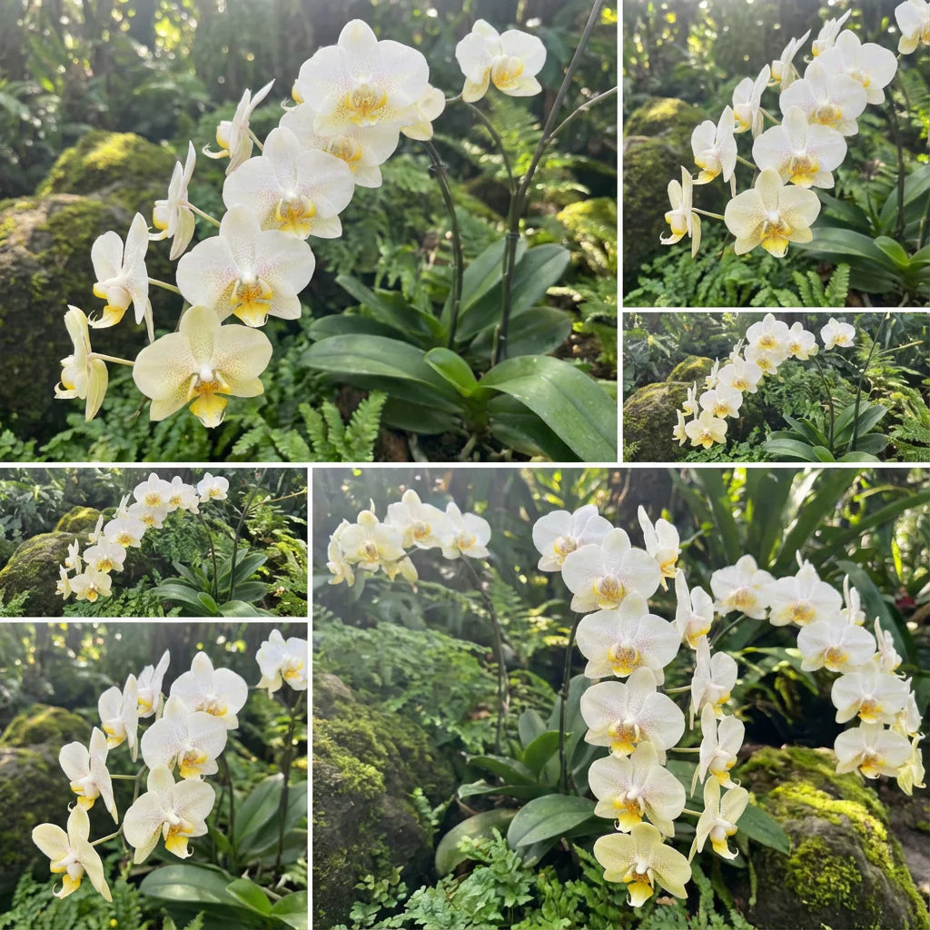 Weiß Schmetterlingsorchidee Orchidee Blumensamen zur Aussaat – Bestäuber freundlich – Traditionssorte & ohne Gentechnik Samen Hausgarten