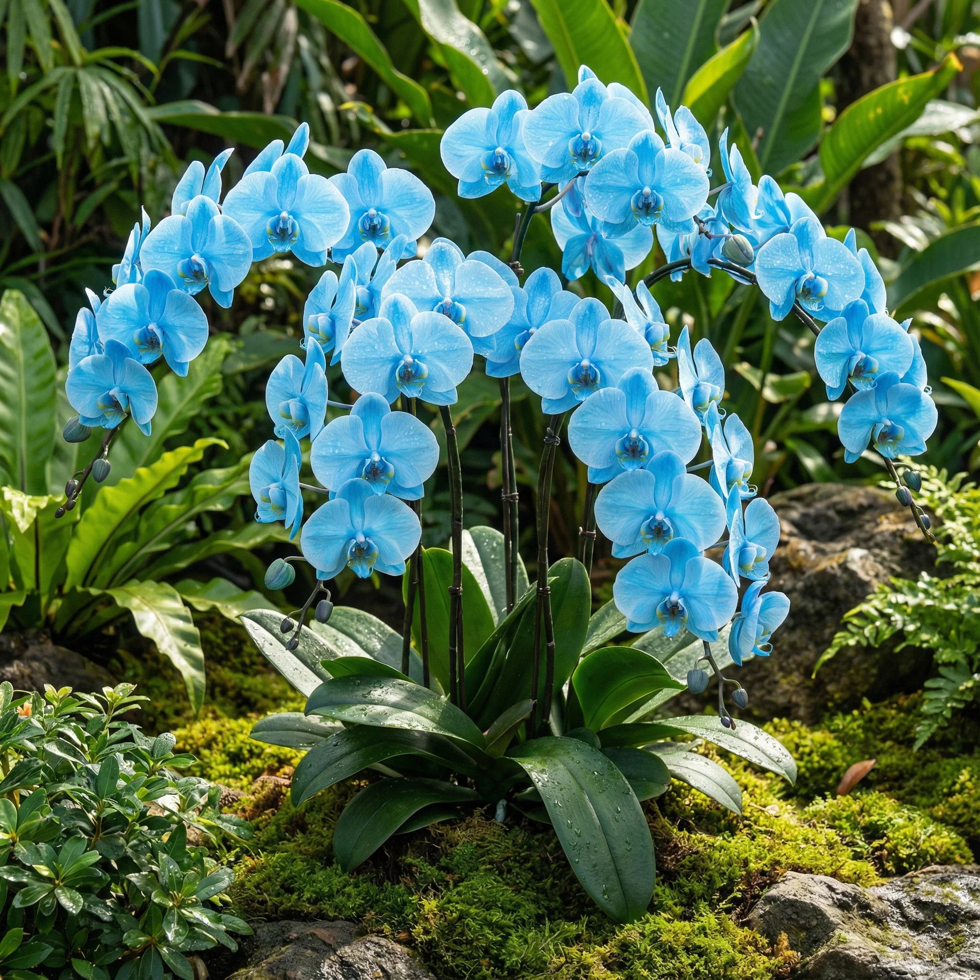 Himmelblau Orchidee Blumensamen zur Aussaat – leuchtend – Traditionssorte & ohne Gentechnik Samen Hausgarten