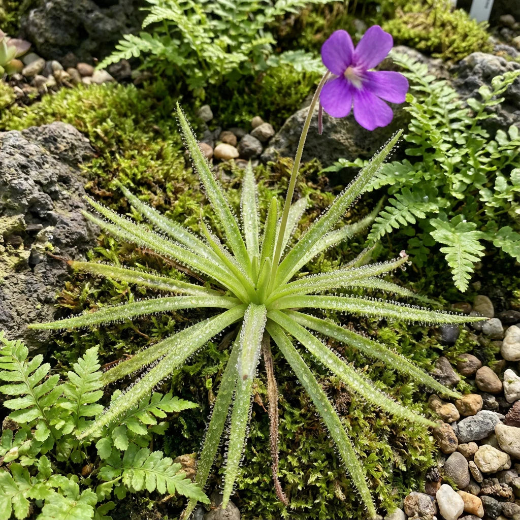 Fettkraut Moctezumae Blumensamen zur Aussaat Halbschatten verträglich Traditionssorte & ohne Gentechnik Samen Hausgarten