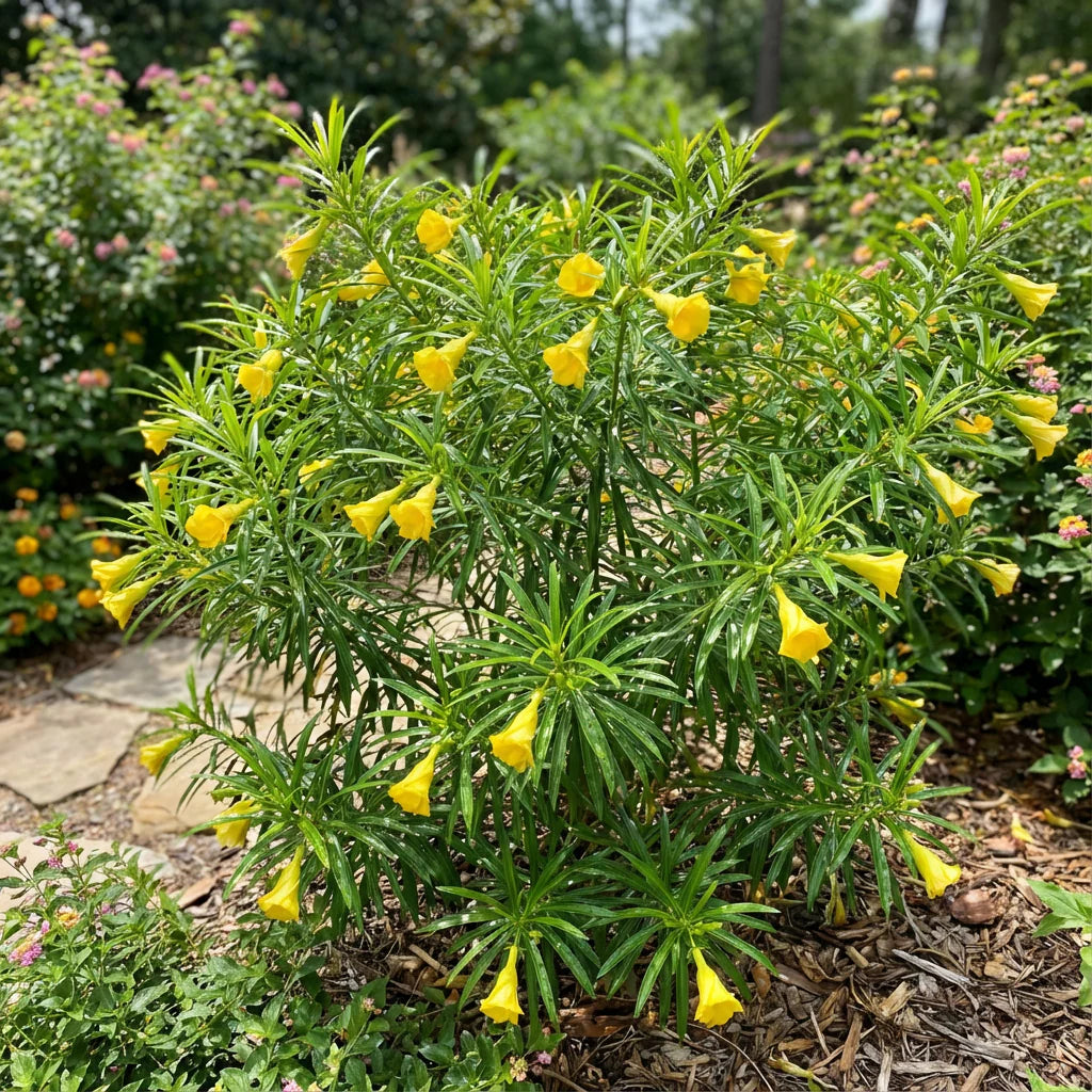 Thevetia Peruviana Blumensamen – Traditionssorte ohne Gentechnik leuchtend Blüten Hausgarten Aussaat