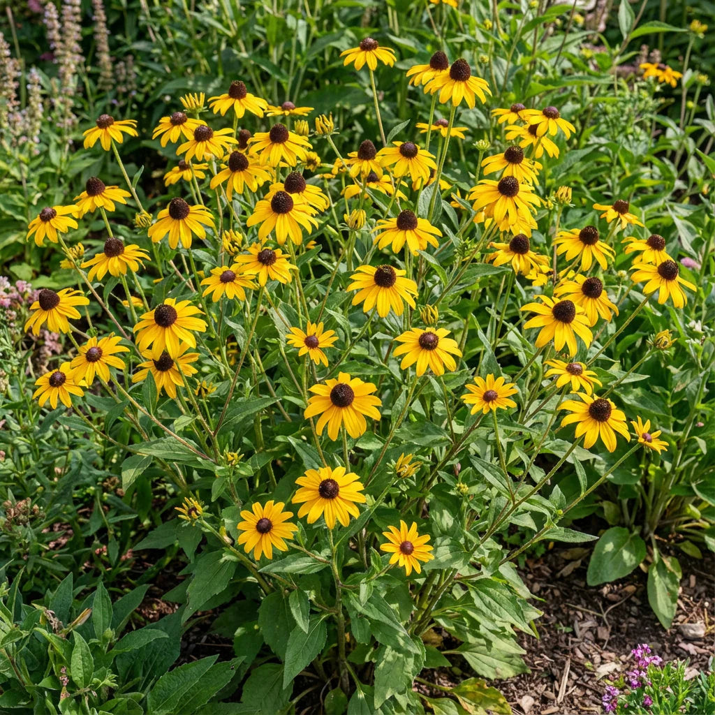 Gelb Sonnenhut Triloba Blumensamen zur Aussaat – lang Blüte Saison – Traditionssorte & ohne Gentechnik Samen Hausgarten