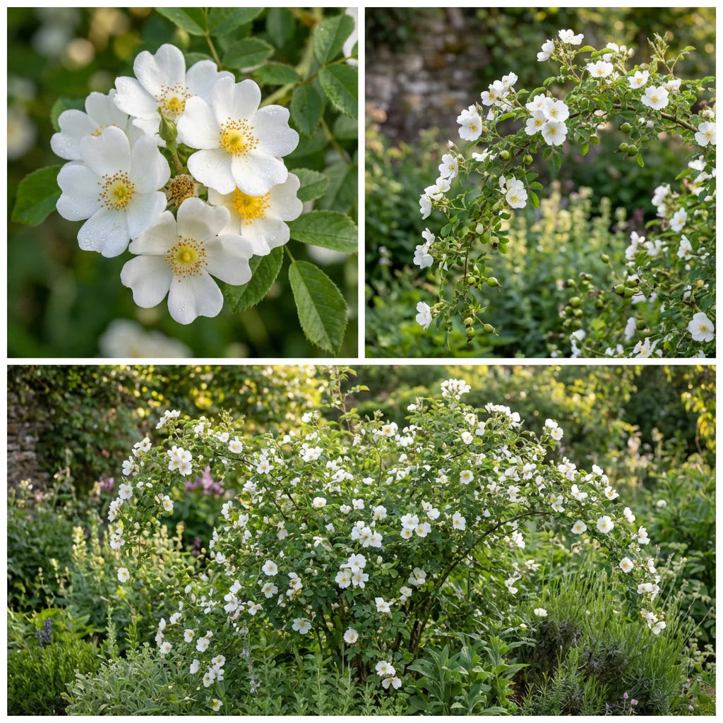 Weiß Rosa Canina Blumensamen zur Aussaat – sonnenliebend – Traditionssorte & ohne Gentechnik Samen Hausgarten