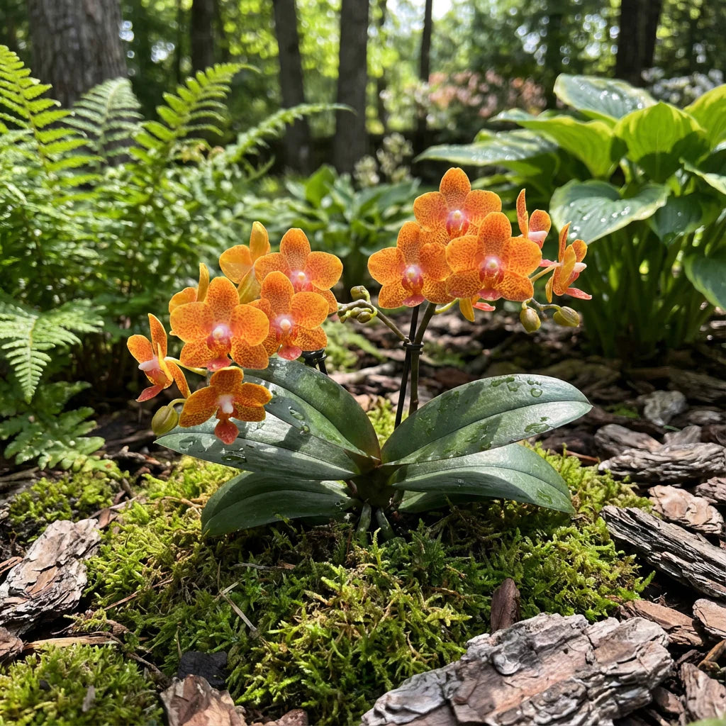 Orange Bell Orchidee Samen Blumensamen zur Aussaat – robust Sorte – Traditionssorte & ohne Gentechnik Samen Hausgarten