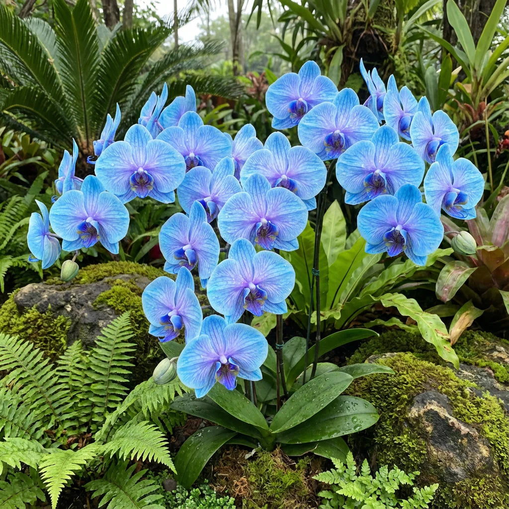 Himmelblau Orchidee Blumensamen zur Aussaat – leuchtend – Traditionssorte & ohne Gentechnik Samen Hausgarten