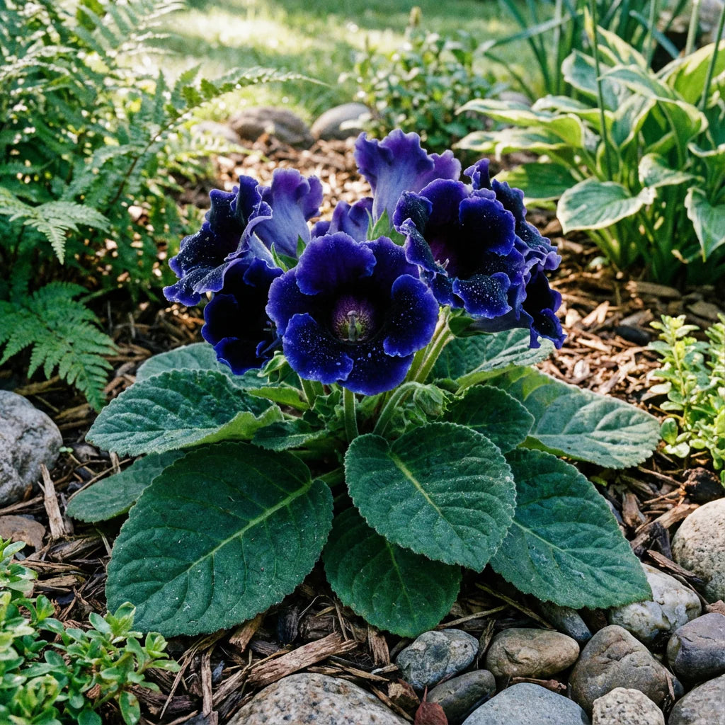 dunkel Blau Gloxinie Blumensamen zur Aussaat – leuchtend Blüten – Traditionssorte & ohne Gentechnik Samen Hausgarten