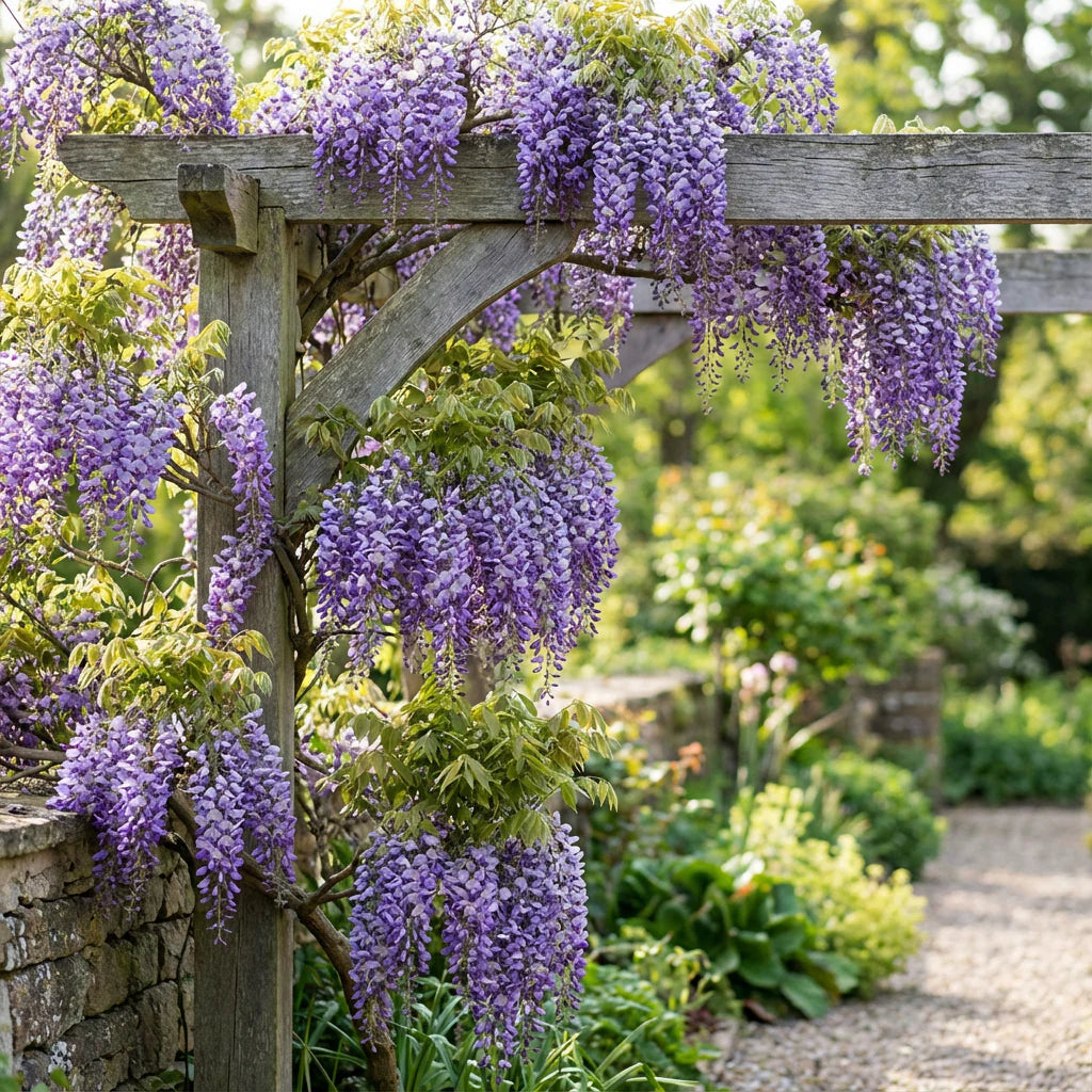Blauregen Lila Blumensamen zur Aussaat – lang Blüte Saison – Traditionssorte & ohne Gentechnik Samen Hausgarten