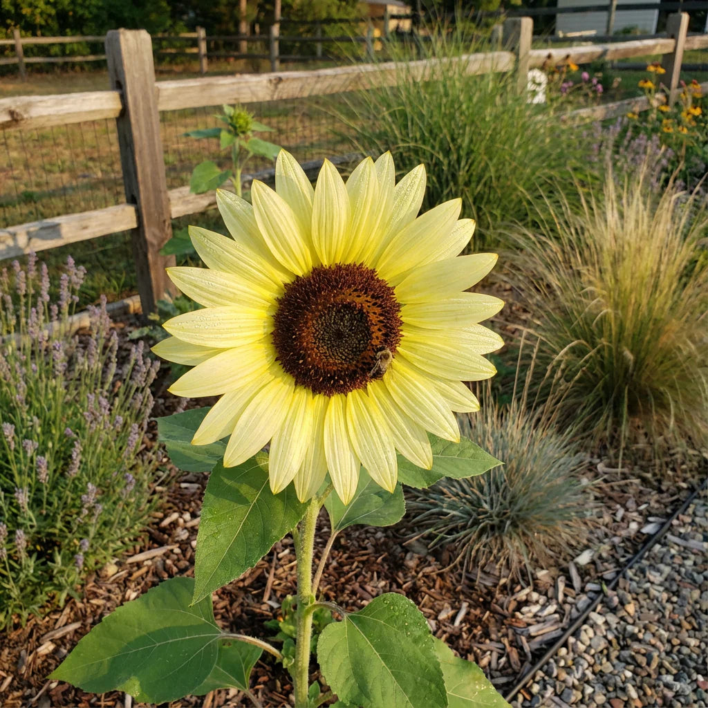 Gelb Lemon Sonnenblume Samen zur Aussaat – Anzucht – Traditionssorte & ohne Gentechnik Samen Hausgarten