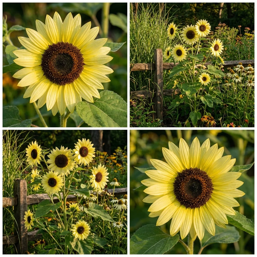 Gelb Lemon Sonnenblume Samen zur Aussaat – Anzucht – Traditionssorte & ohne Gentechnik Samen Hausgarten