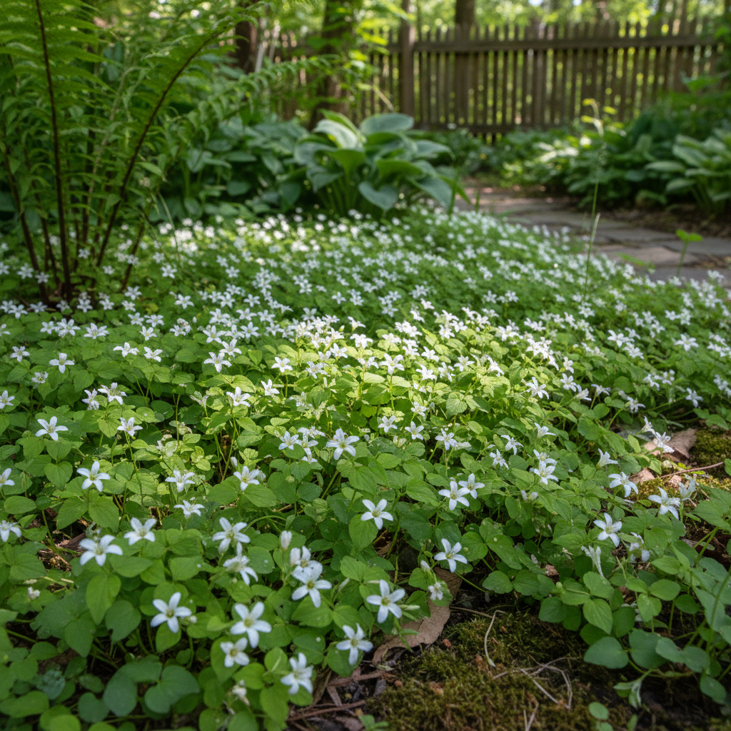 Sweet Woodruff Blumensamen duftend Bodendecker und Halbschatten Garten Aussaat